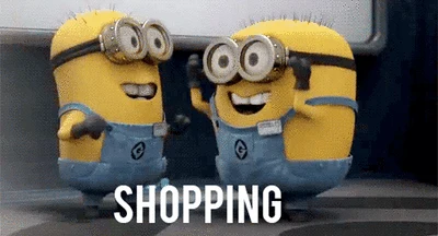 Animated shopping scene representing Spanish fashion brands