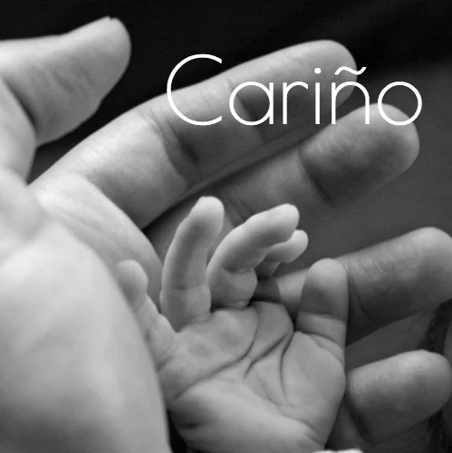 Carino beautiful Spanish word