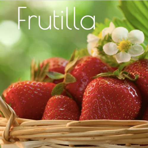 Frutilla beautiful Spanish word