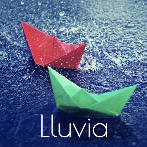 Lluvia beautiful Spanish word
