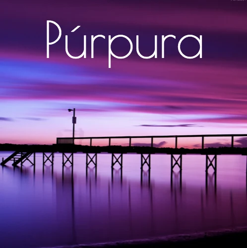 Purpura beautiful Spanish word