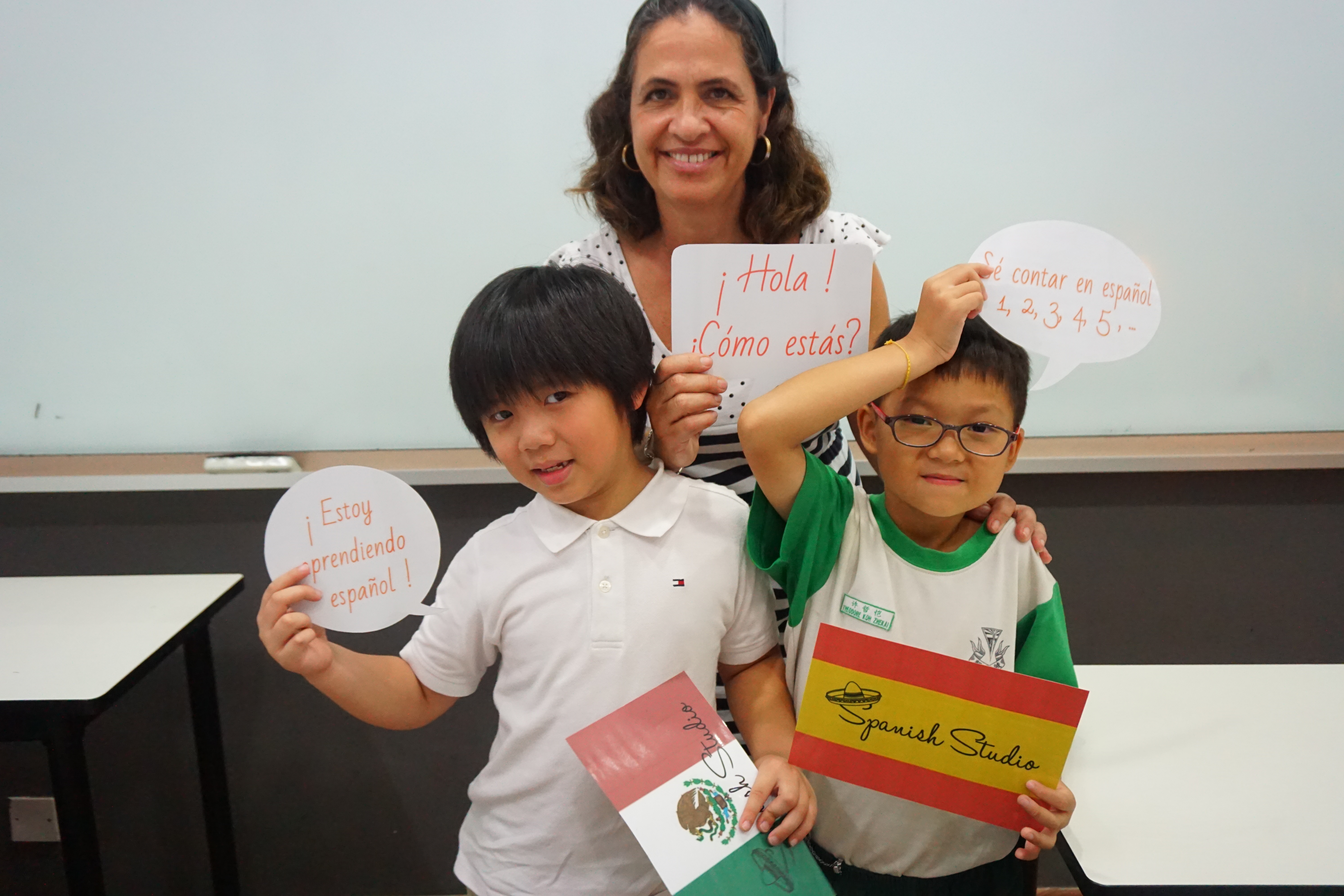 Spanish children group class - spanish studio language school singapore